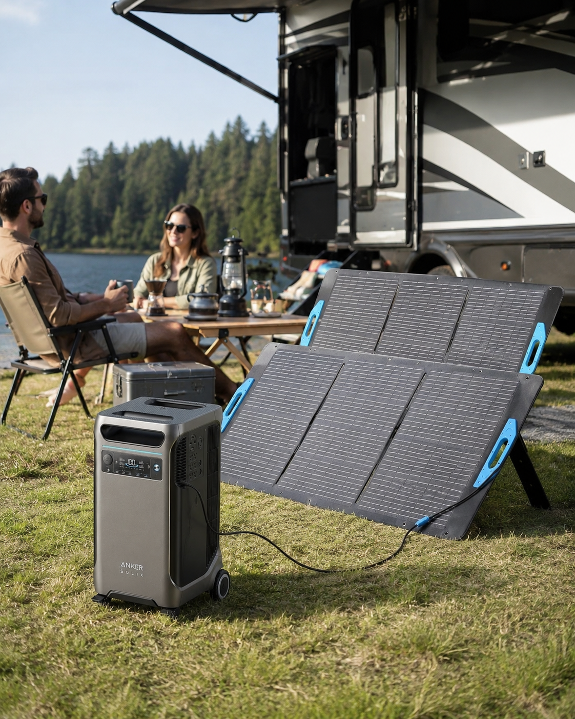 Anker SOLIX F3800 Solar Generator Setup